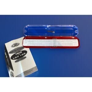 ACU-MATH 150 Slide Rule With Plastic Case Instructions and Box Vintage USA